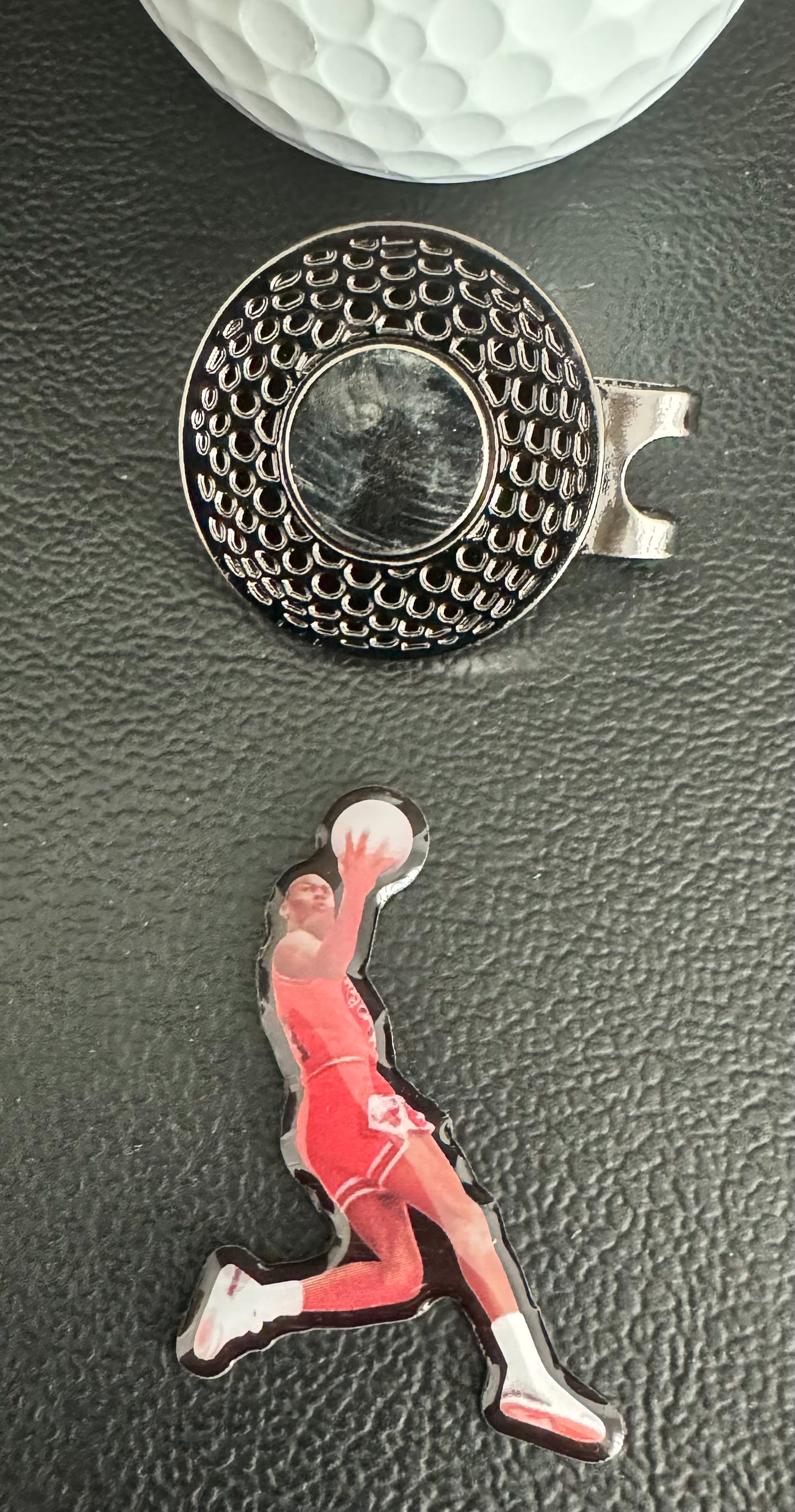 Air Jordan Flight Golf Ball Marker 1.5 Inch with Clip