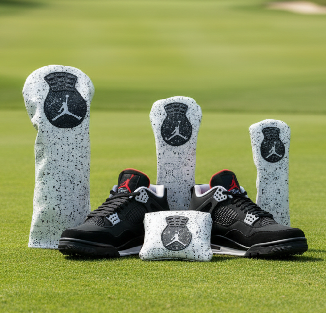 Jordan Brand（NIKE） - ✨究極のおしゃれ✨NIKE JORDAN4 UNCゴルフパターカバー Air Jordan 4 Tab Golf Head Cover – Flight Golf