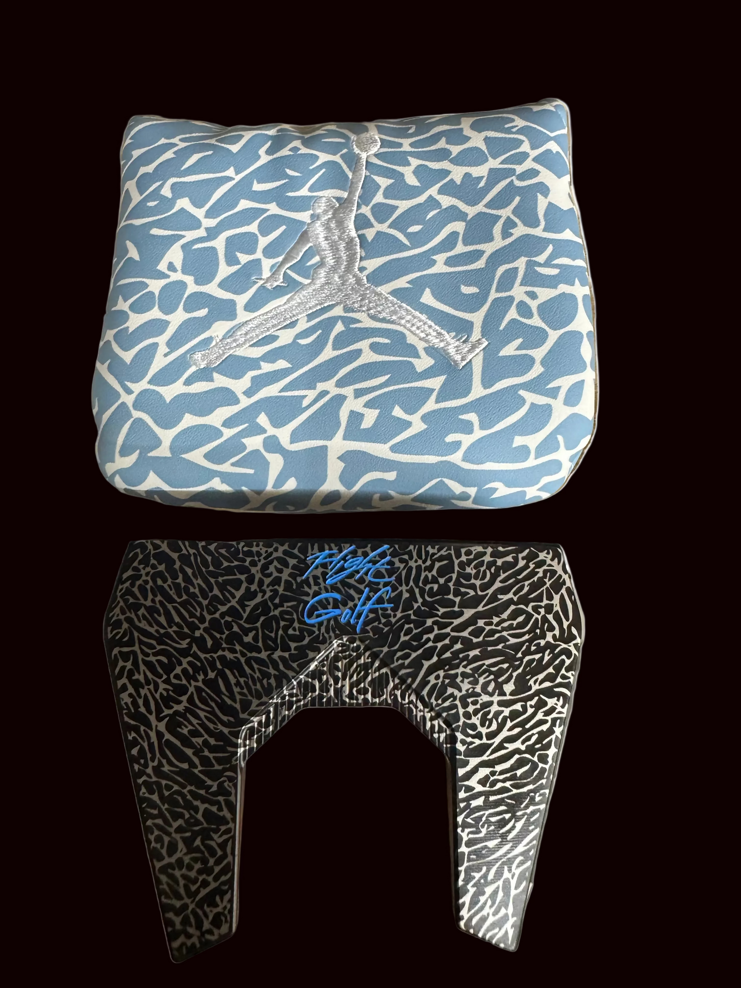 Air Jordan Mallet Putter Elephant Print by Flight Golf (North Caroline Blue)