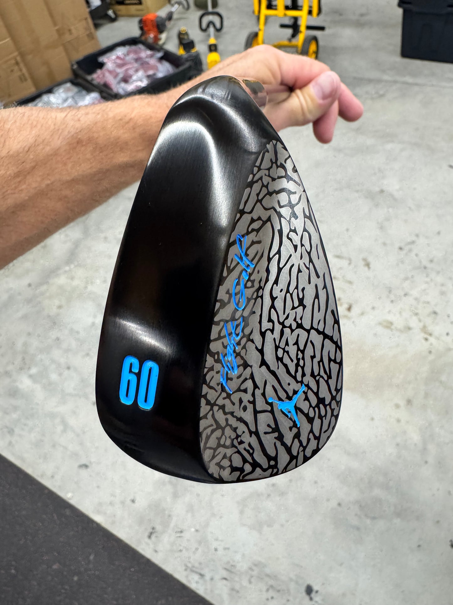 Elephant Print Wedges by Flight Golf Custom Made (Cement Grey) UNC Edition