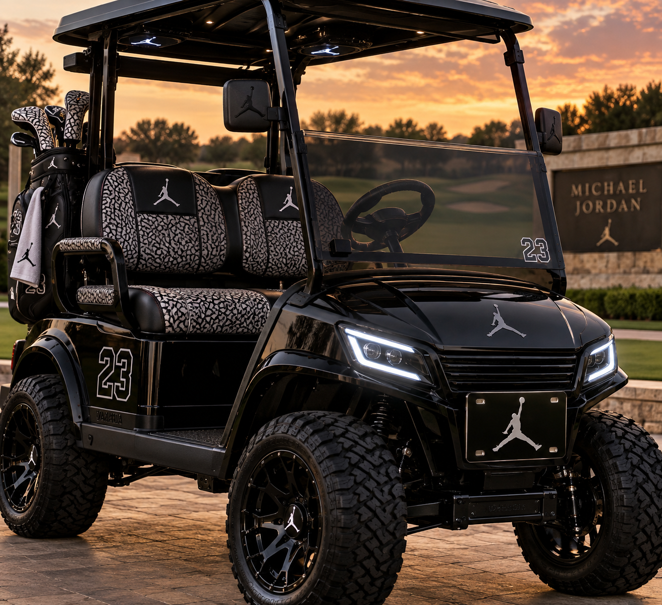 Air Jordan Golf Cart License plate 4x7