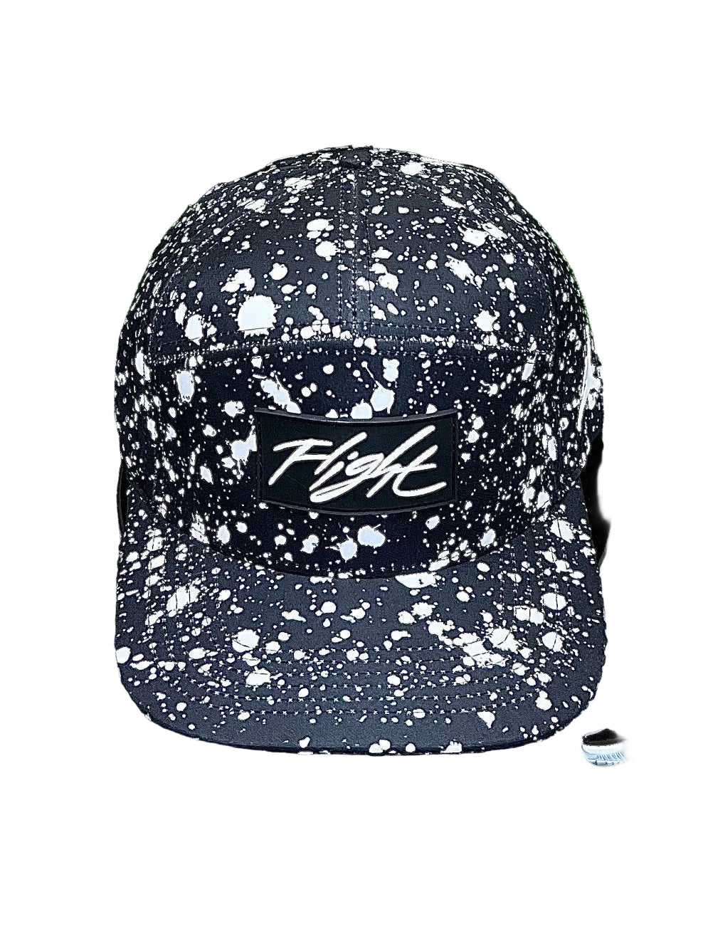Air Jordan Hat Black Splatter Print Snap back by Flight Golf