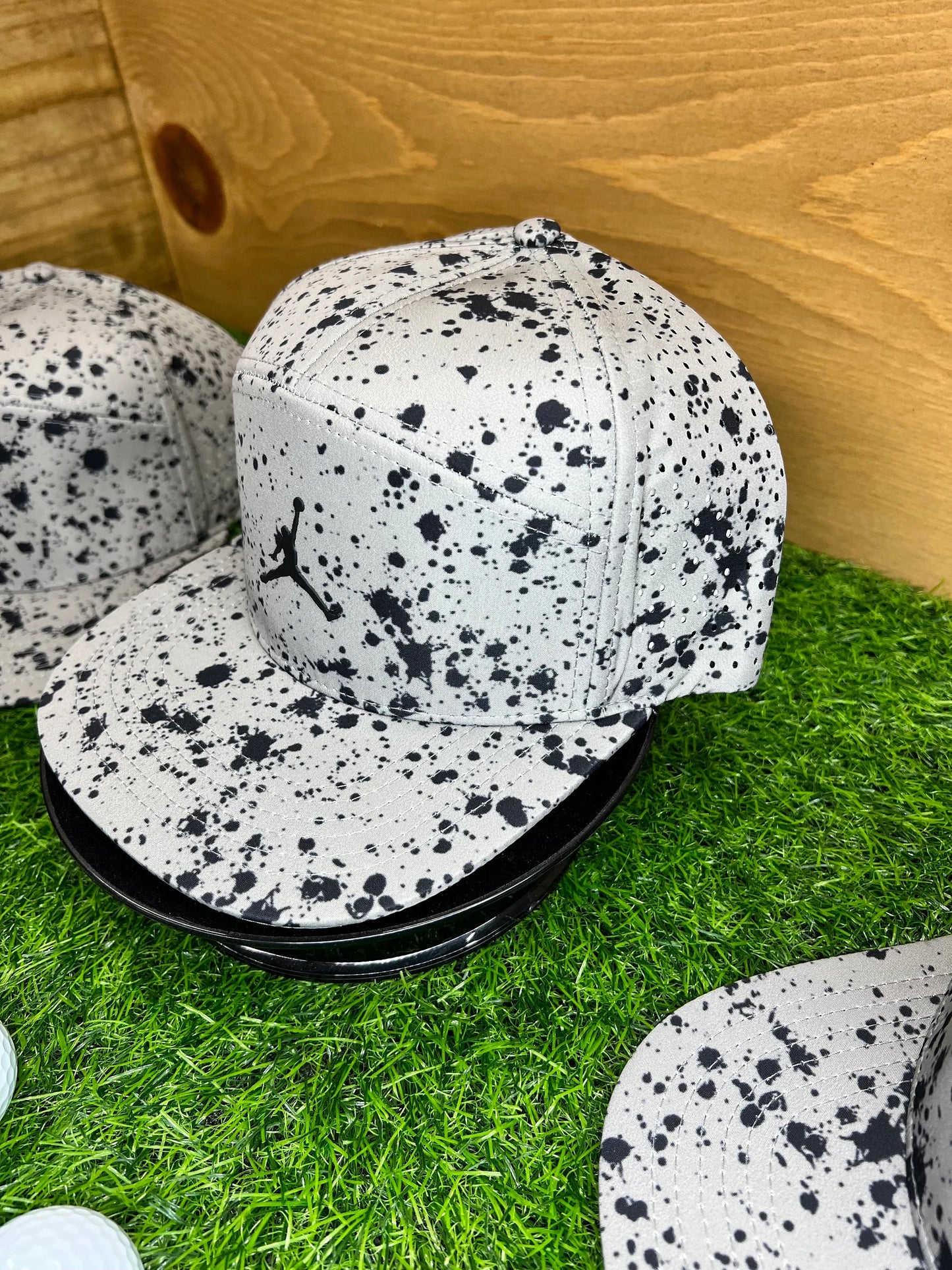 Air Jordan Hat Splatter Print Snap back by Flight Golf