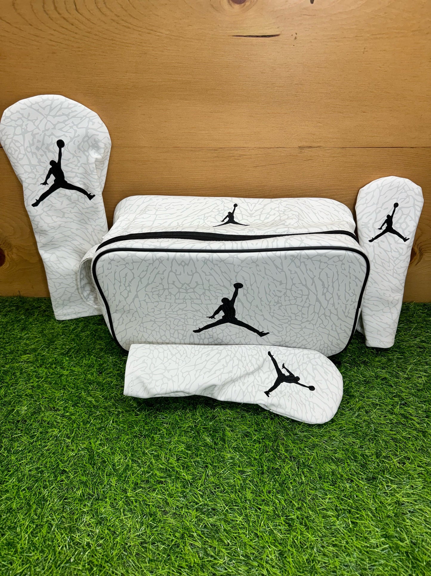 Jordan Elephant Print Magnetic Iron Head Covers Ghost Grey (SOLD INDIVIDUALLY)