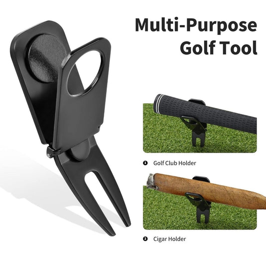 Cigar Divot tool with ball marker