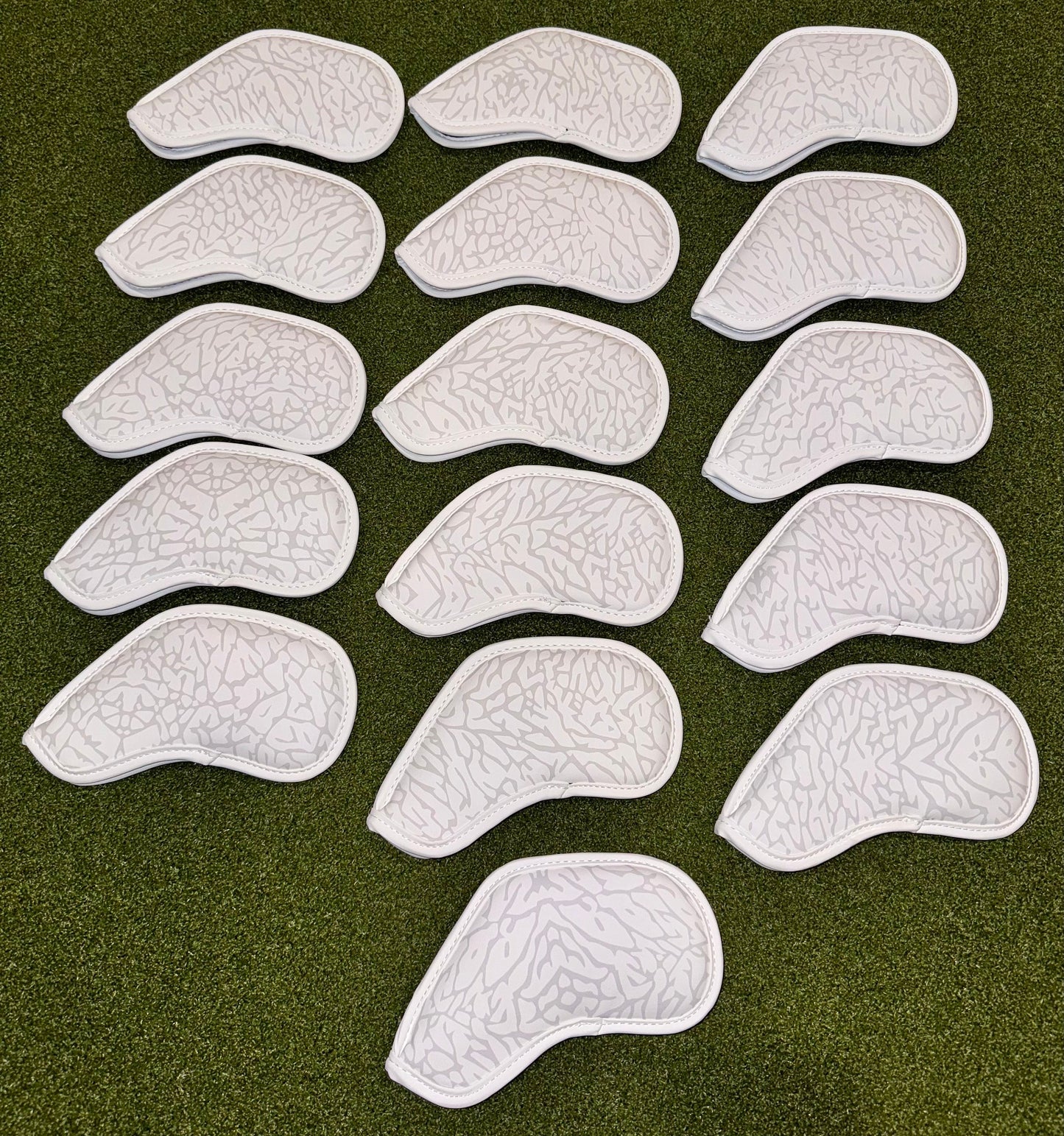 Jordan Elephant Print Magnetic Iron Head Covers Ghost Grey (SOLD INDIVIDUALLY)