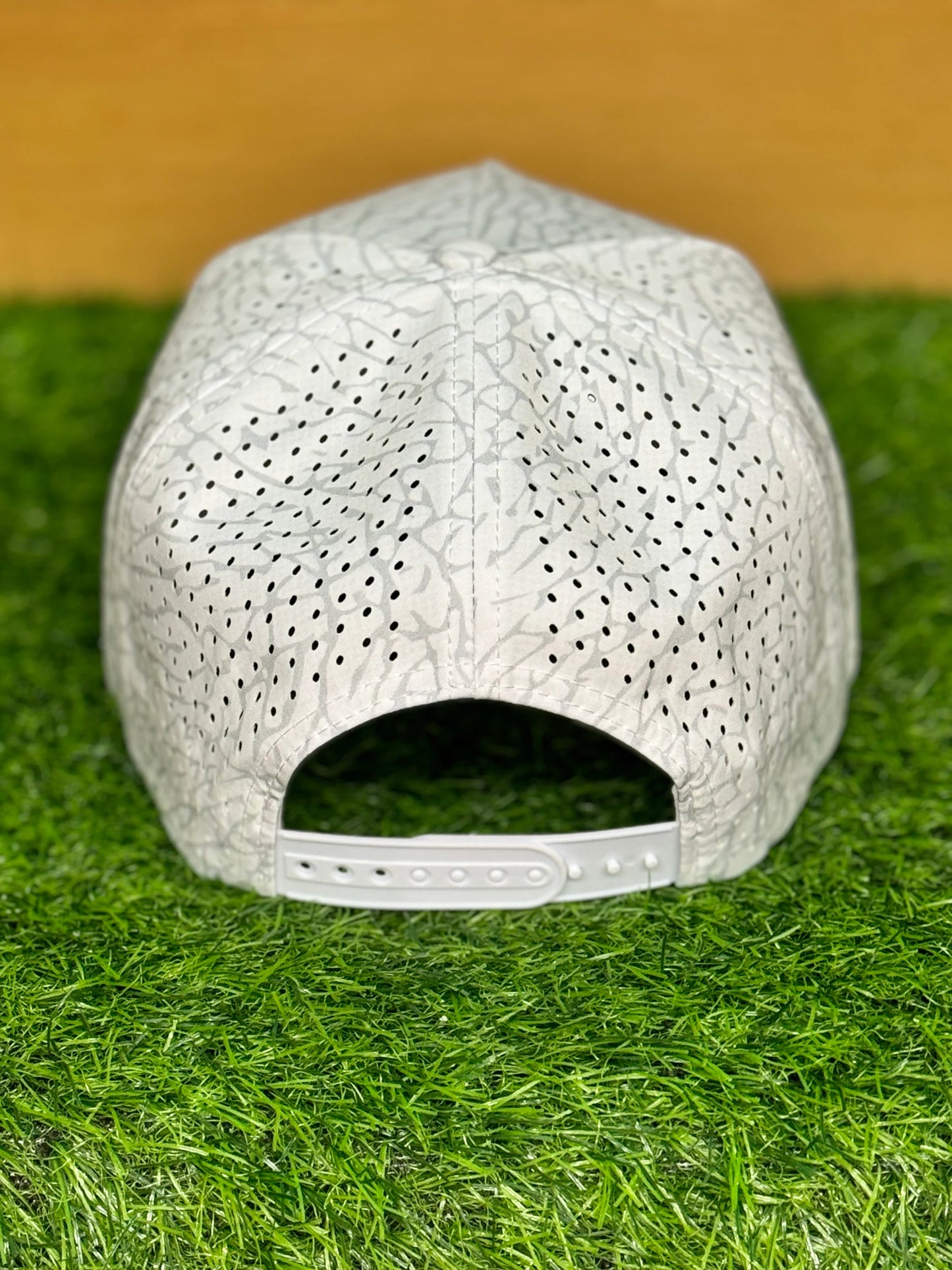 Air Jordan White/Grey Unc Blue Elephant Print Snap back by Flight Golf