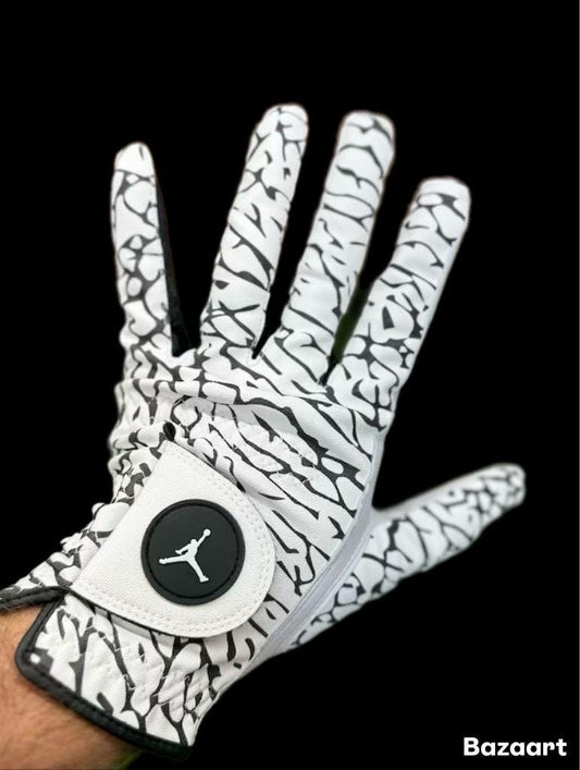 Jordan Golf Glove Elephant print White & Black Left Hand Only