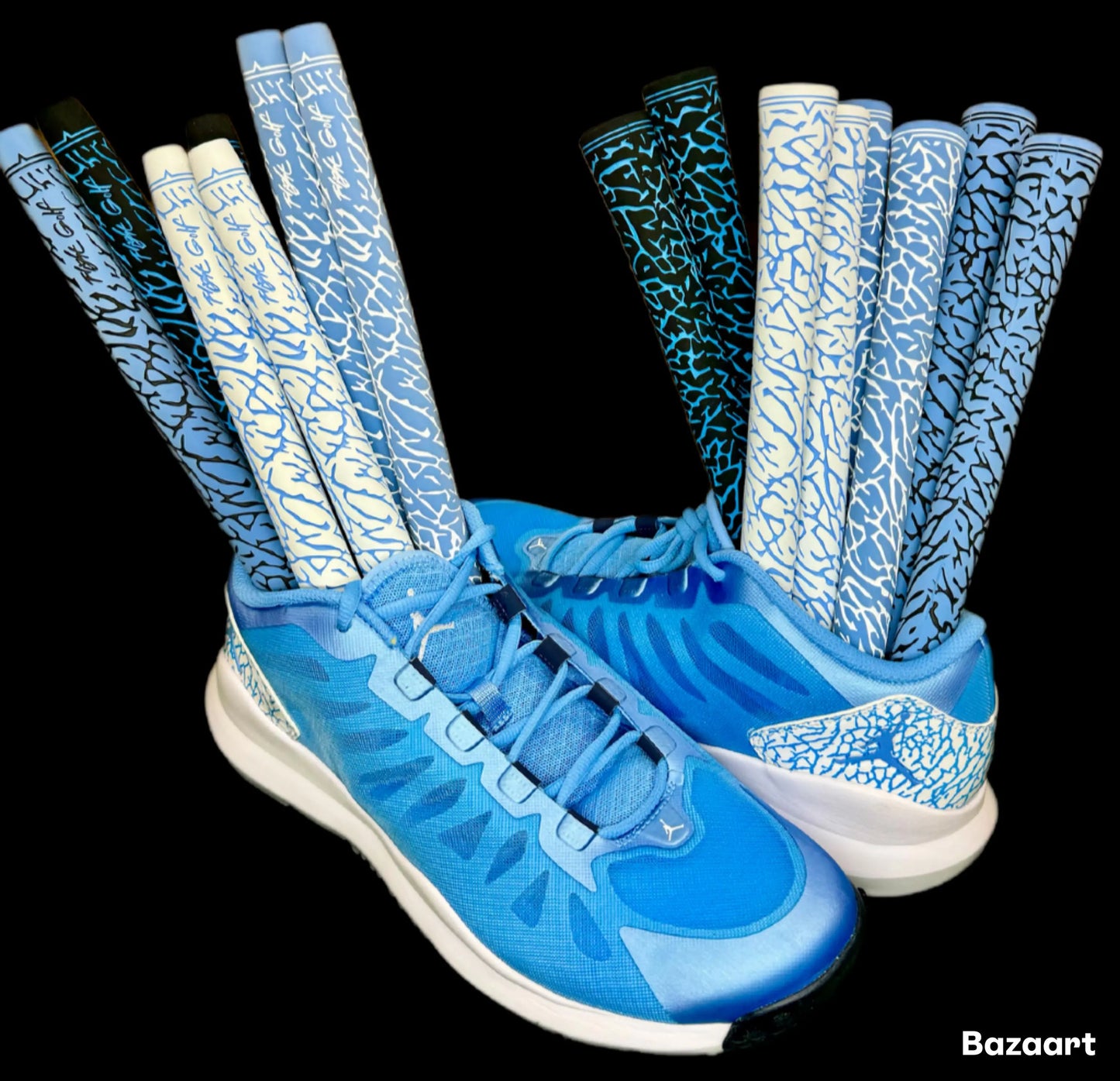 Air Jordan inspired Golf Grips Elephant Print Soft Rubber Tour Velvet MID SIZE by Flight Golf