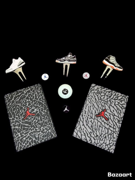 Air Jordan Score Card Holder Waterproof Canvas Hand made Upcycled