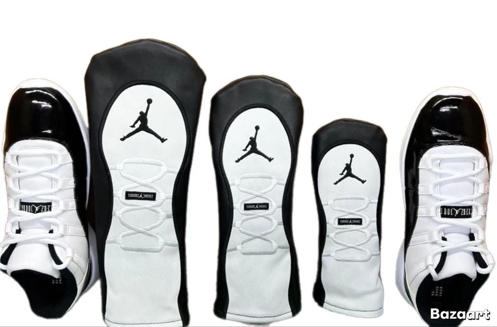 Air Jordan Golf Head Cover Concord 11 Leather