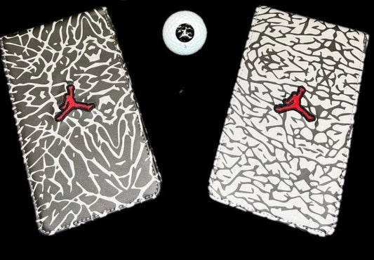 Air Jordan Yardage Book Premium Leather Hand Made Upcycled