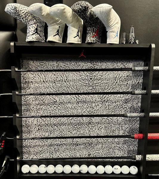 Jordan Grey & Black Elephant print Vinyl Wrap