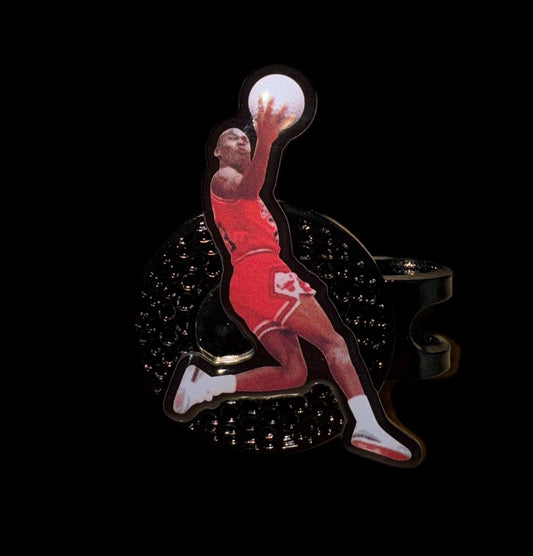 Air Jordan Flight Golf Ball Marker 1.5 Inch with Clip