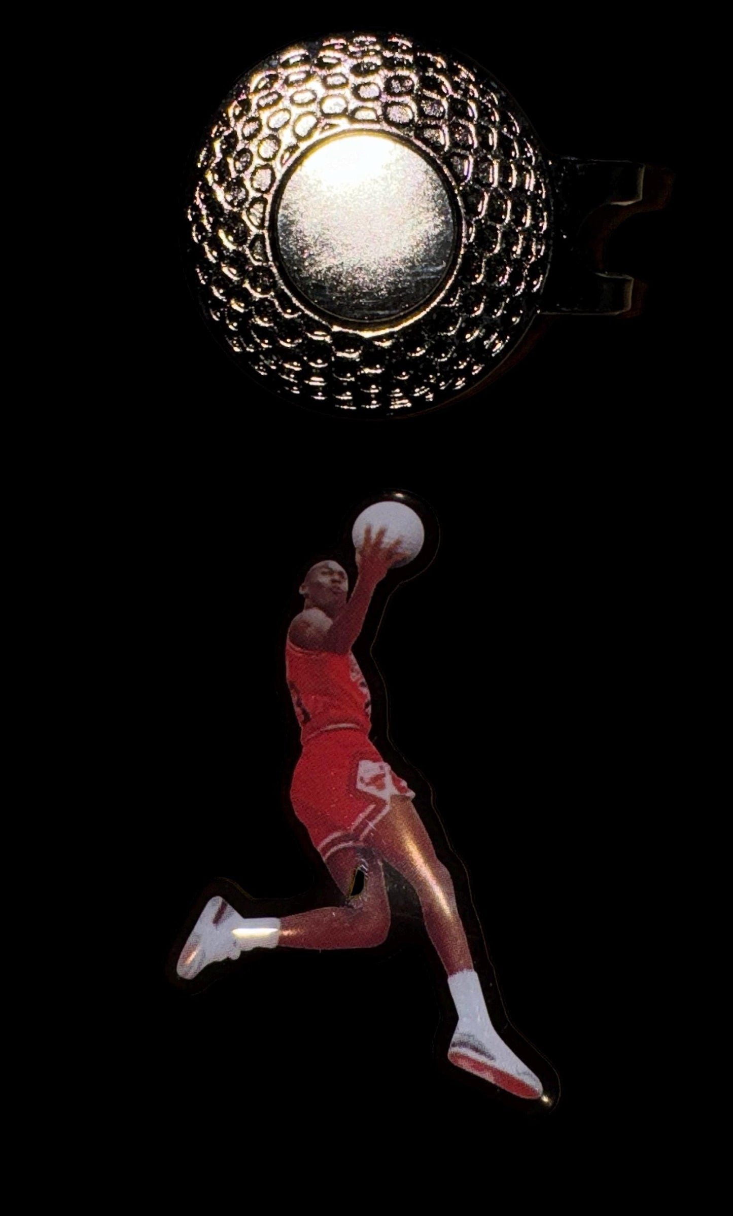 Air Jordan Flight Golf Ball Marker 1.5 Inch with Clip