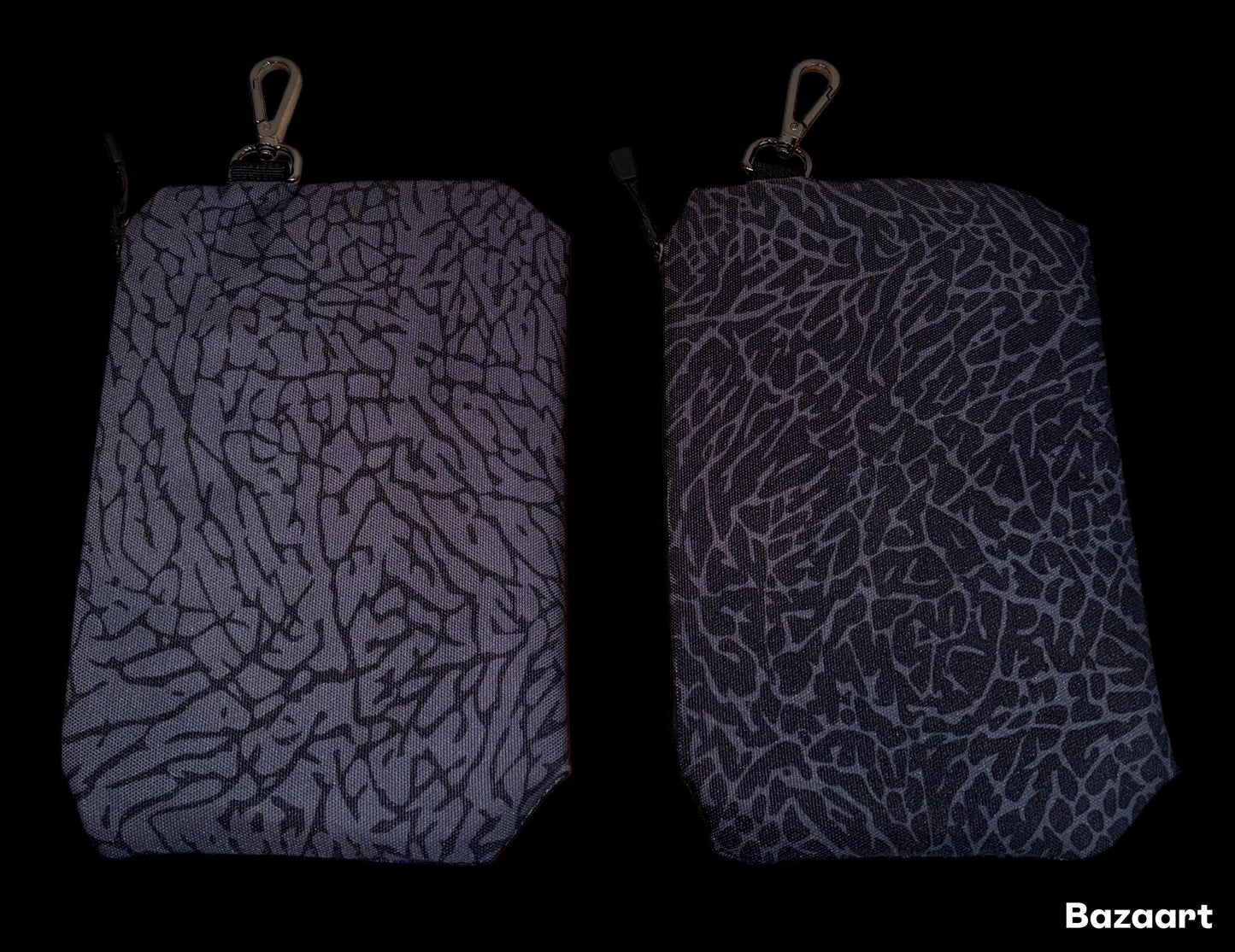 Jordan Waterproof Canvas Accessories Bag 9”x6” Hand Made
