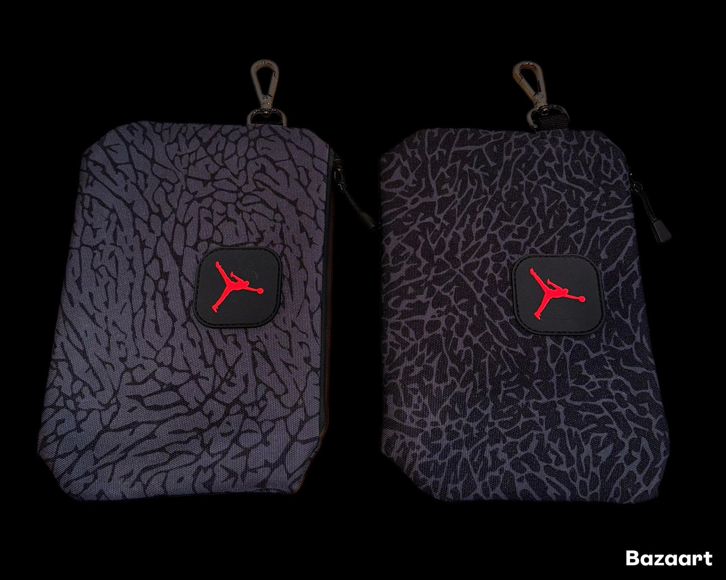 Jordan Waterproof Canvas Accessories Bag 9”x6” Hand Made