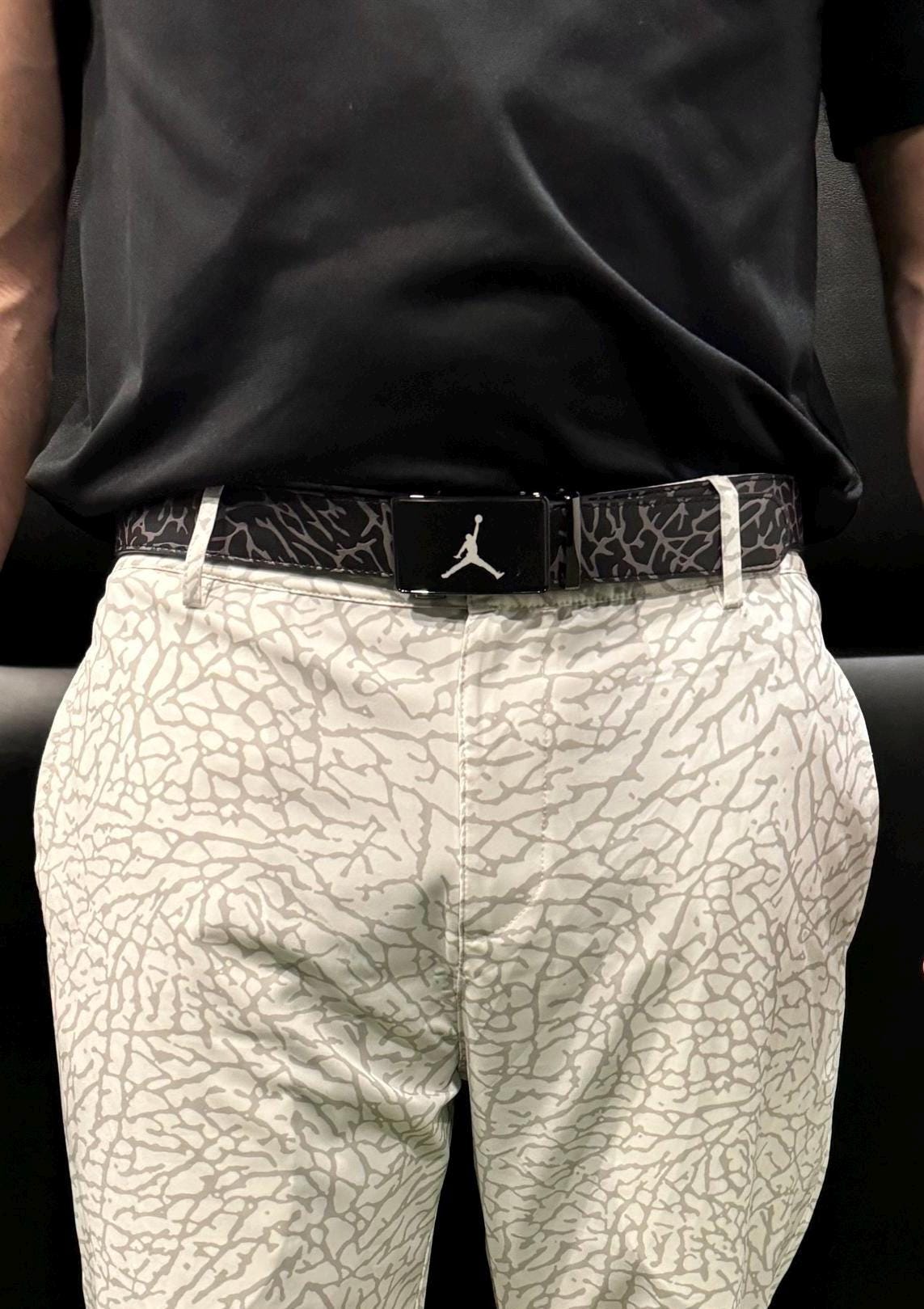 Jordan White Elephant print golf shorts Flight Golf 9" Inseam