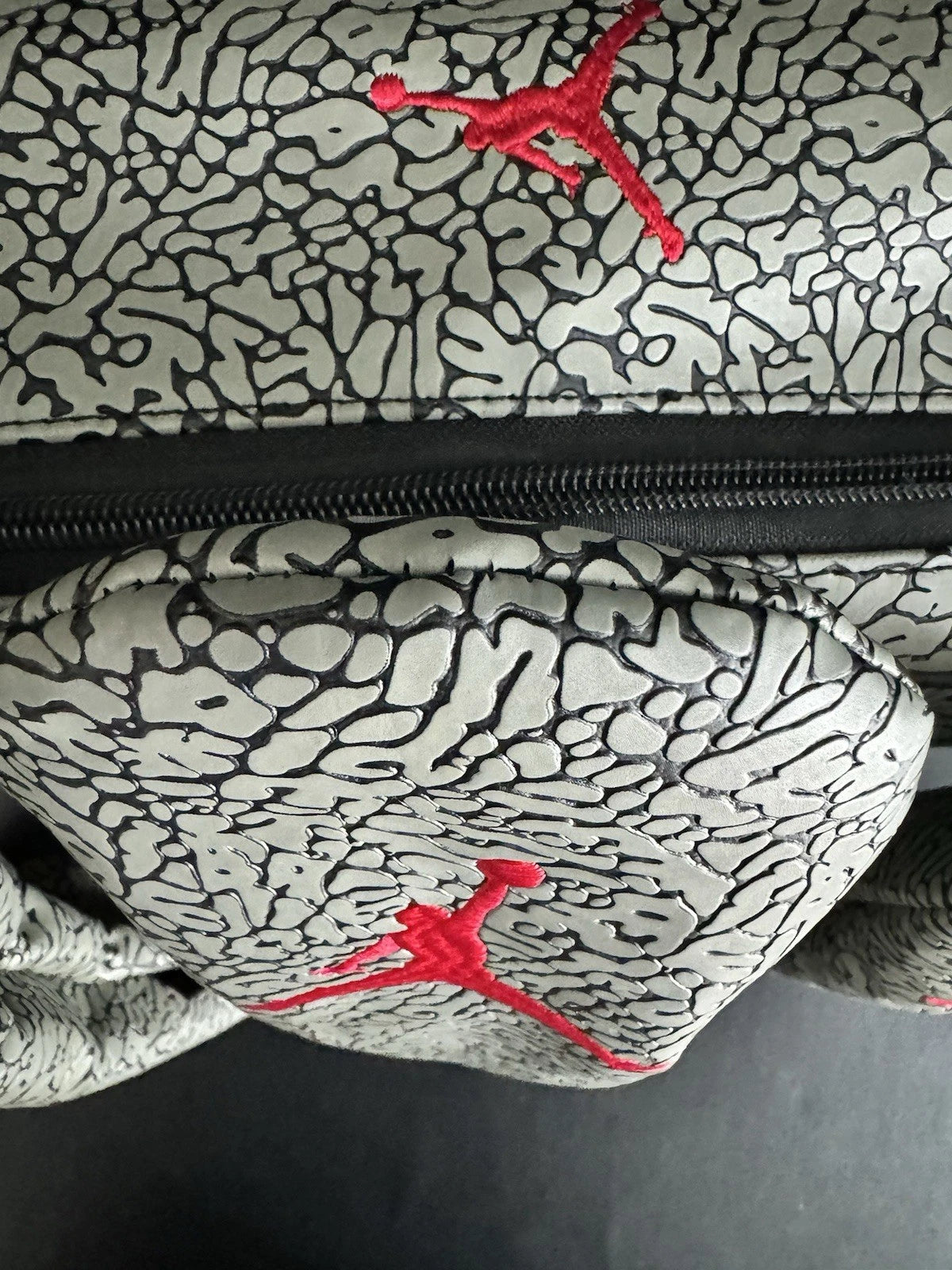 Air Jordan Golf Head Cover Raised Elephant Print Cement Grey