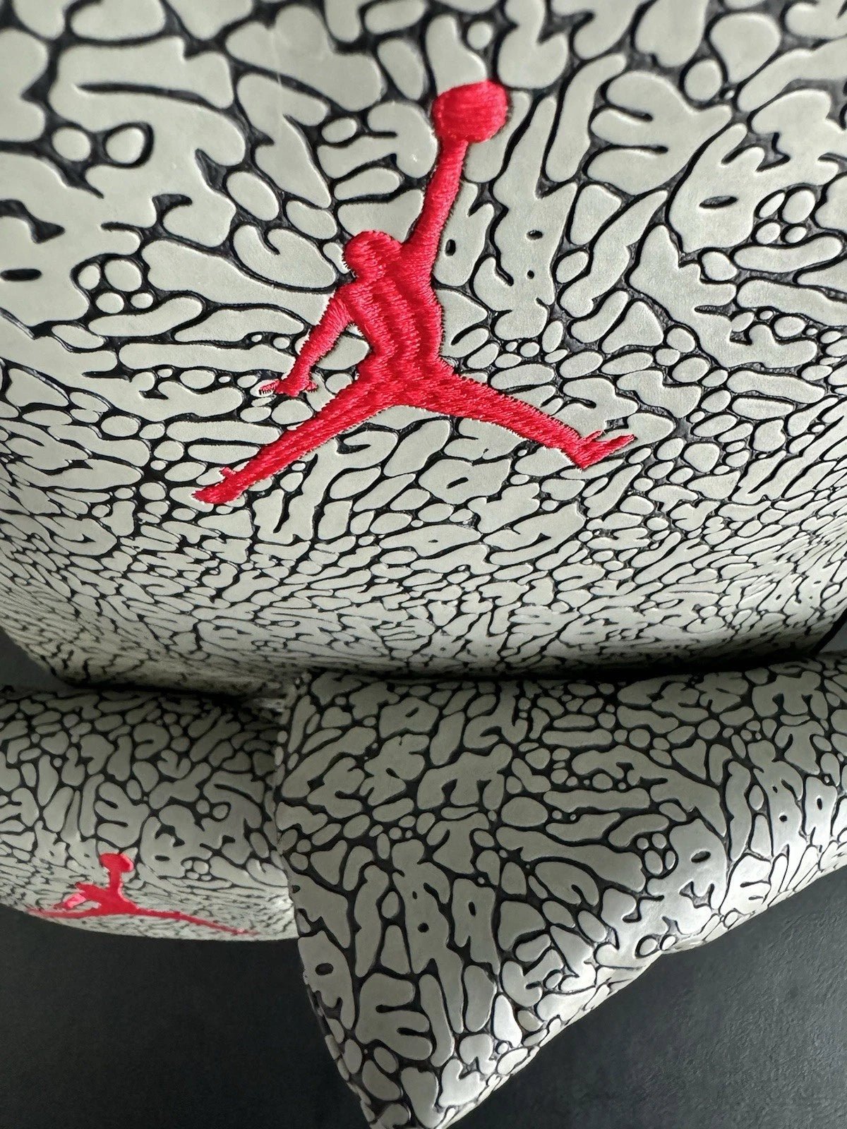 Air Jordan Golf Head Cover Raised Elephant Print Cement Grey