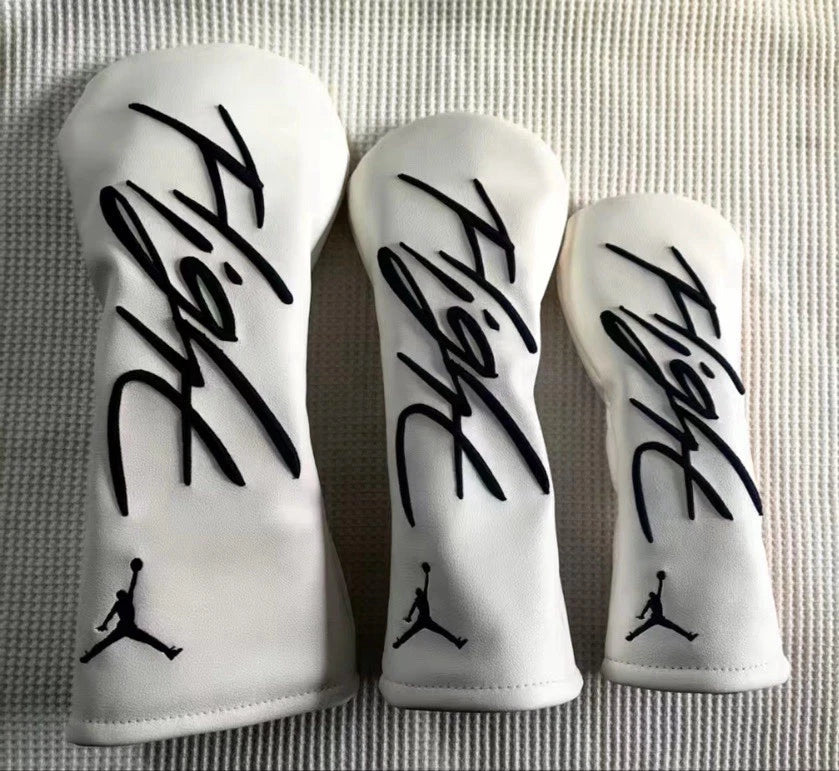 Air Jordan Golf Head Cover Flight White 3D Print