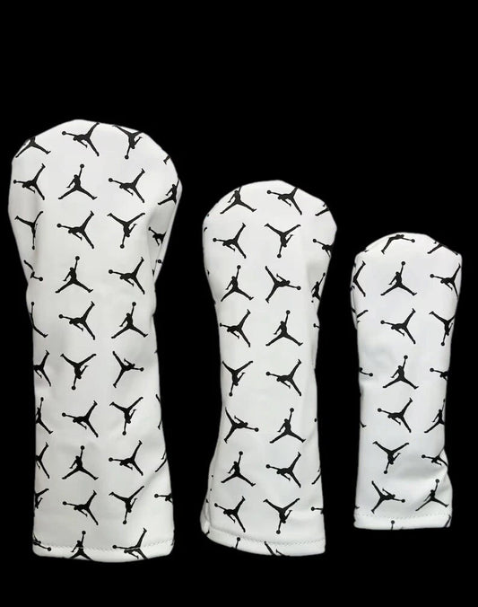 Air Jordan Golf Head Cover White/Black Jumpman's