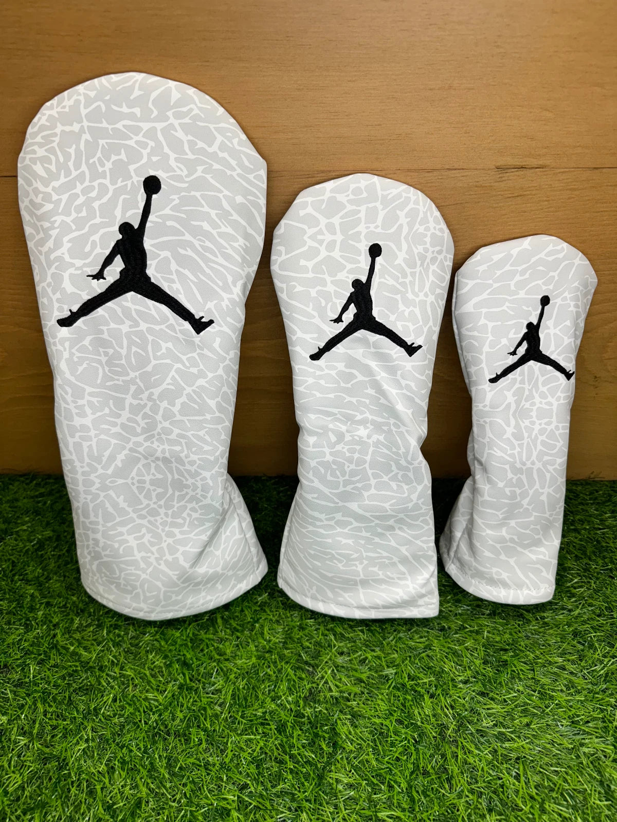 Air Jordan Golf Head Cover Grey/White Elephant Print