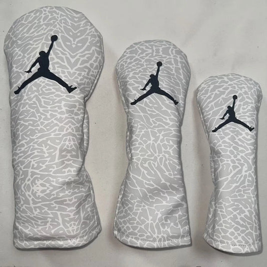Air Jordan Golf Head Cover Grey/White Elephant Print