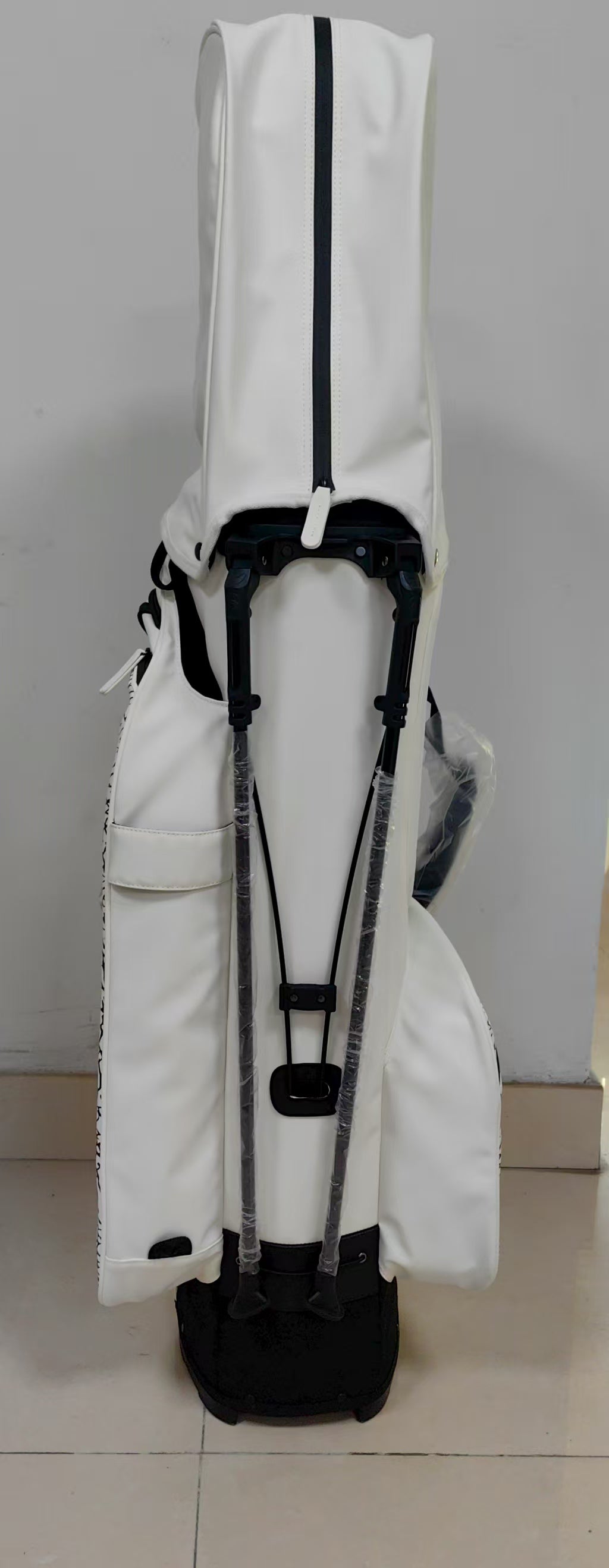 Air Jordan Elephant White Print Stand Bag by Flight Golf (Vessel Style) Matching Head Covers