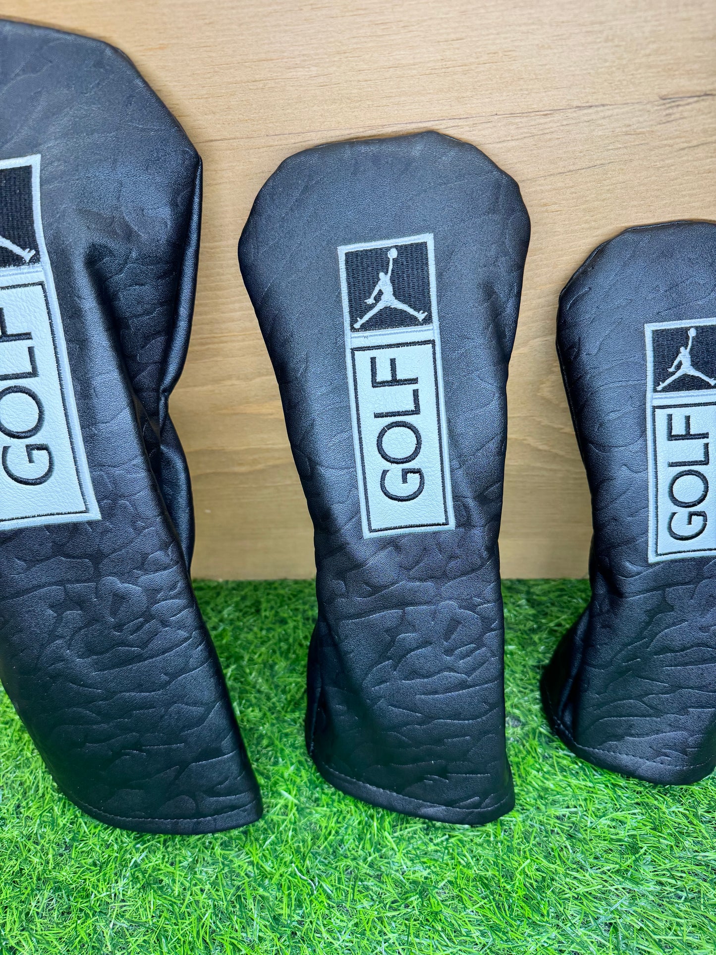 Air Jordan Golf Head Cover Textured Black Elephant Print