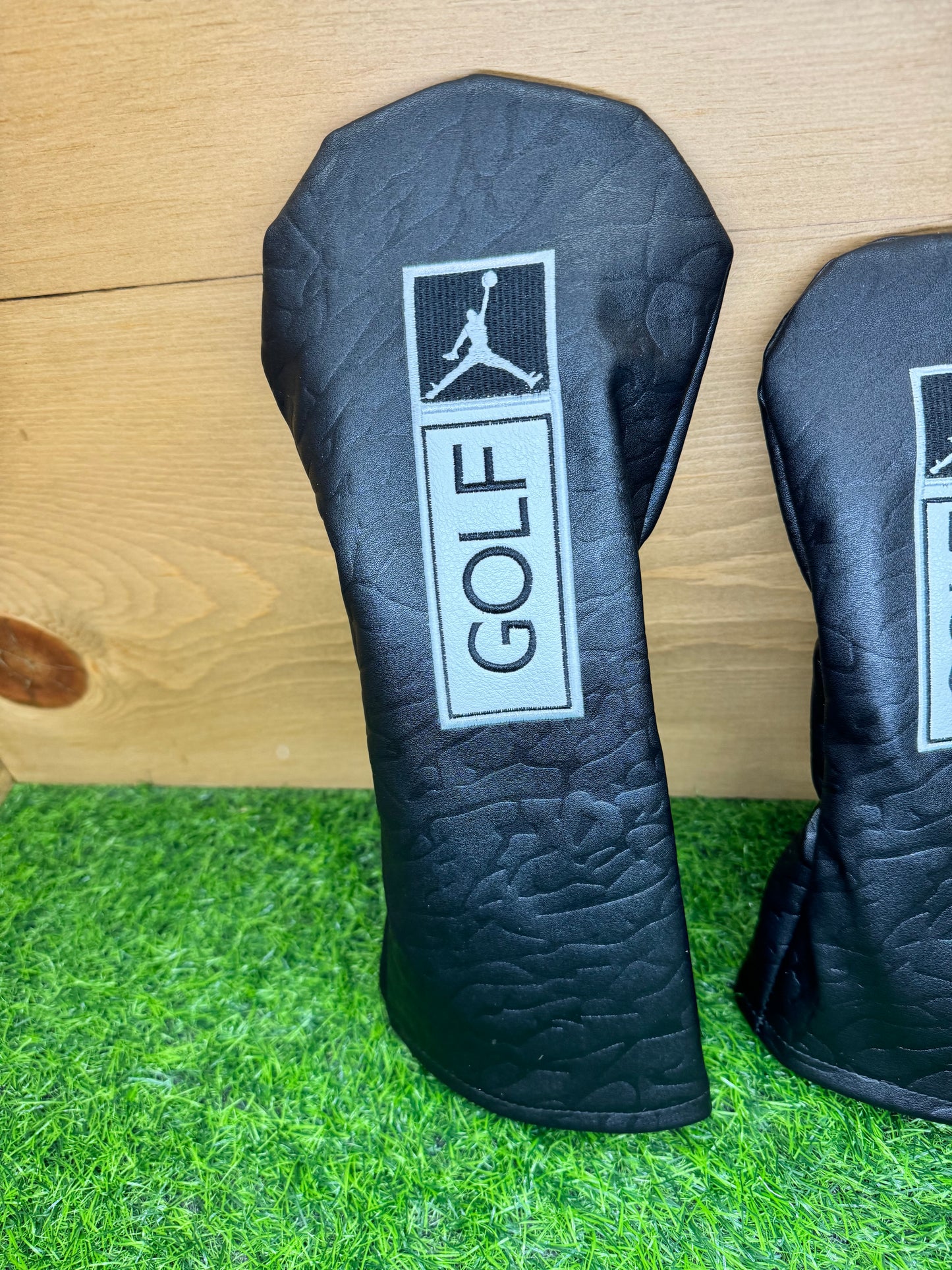 Air Jordan Golf Head Cover Textured Black Elephant Print
