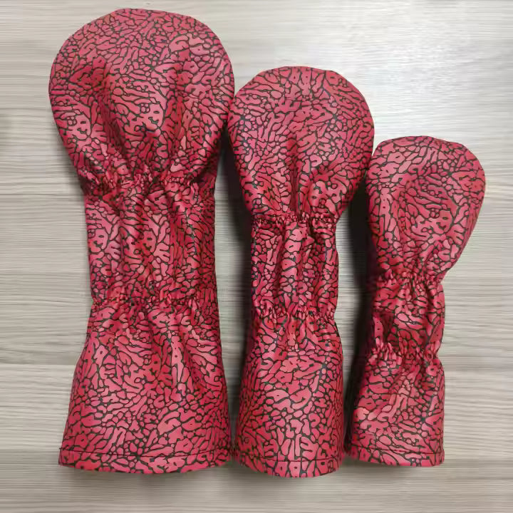 Air Jordan Golf Head Cover Textured Elephant Print Blood Red