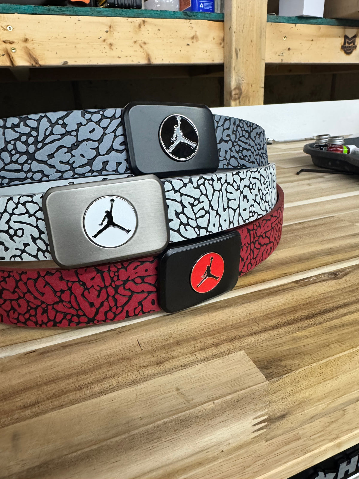 Air Jordan Elephant Print Textured Adjustable Belt Ball Marker by Flight Golf