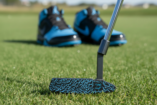 Air Jordan Blade Putter Elephant Print by Flight Golf Custom Unc Blue Edition