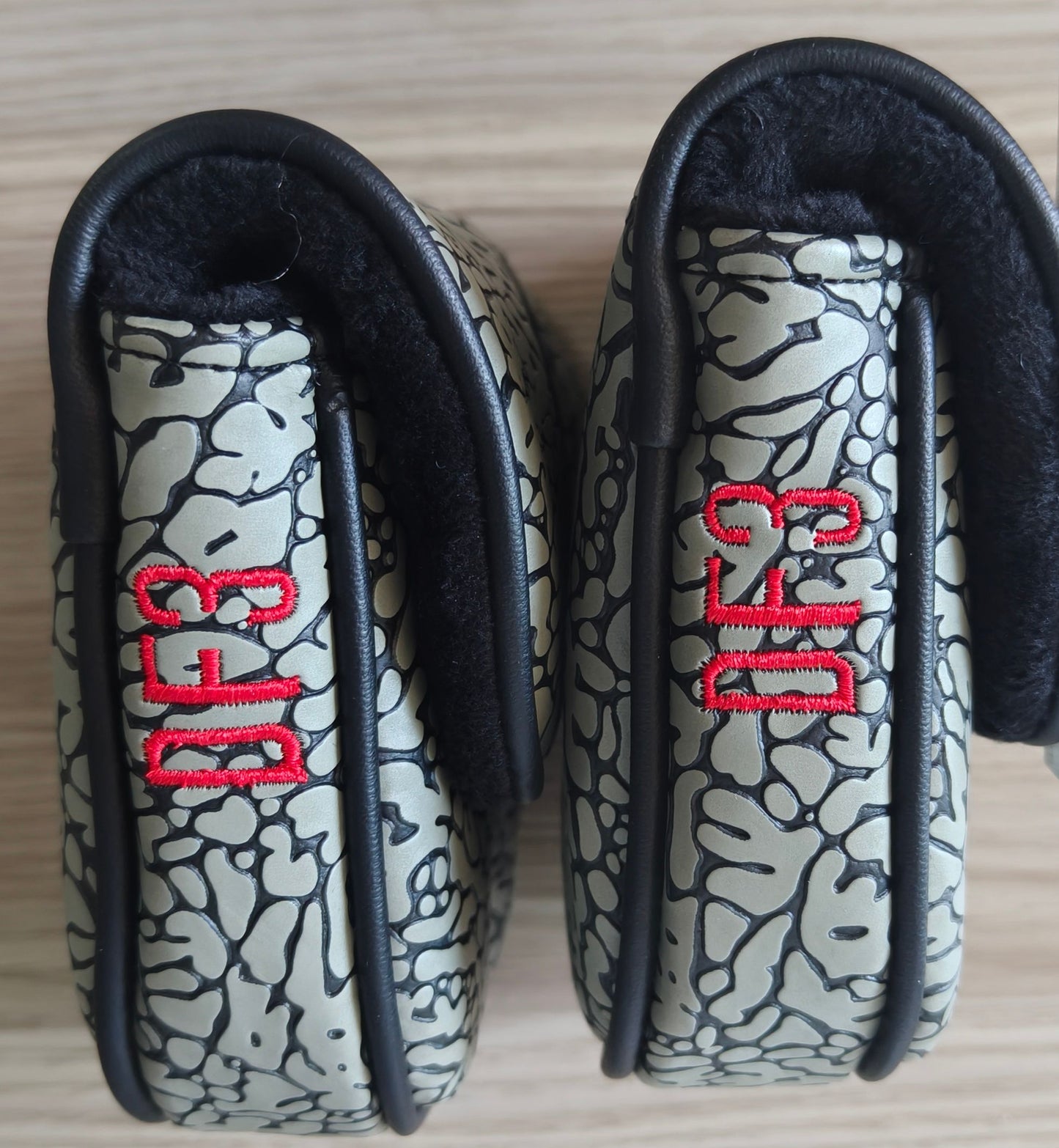 Lab DF3 Putter Cover Jordan Elephant Print Handmade