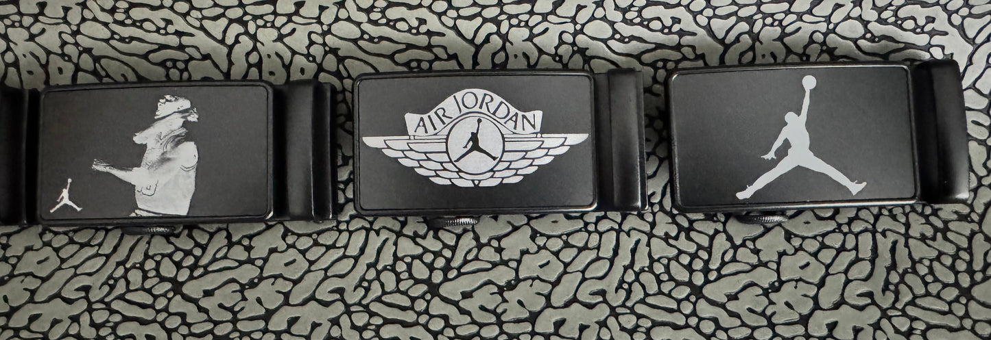 Air Jordan Textured Elephant Print Adjustable belt