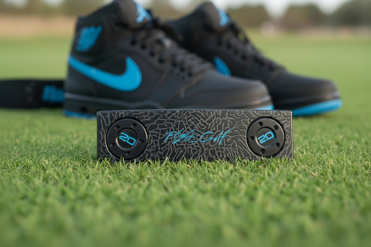 Air Jordan Blade Putter Elephant Print by Flight Golf Custom Unc Blue Edition