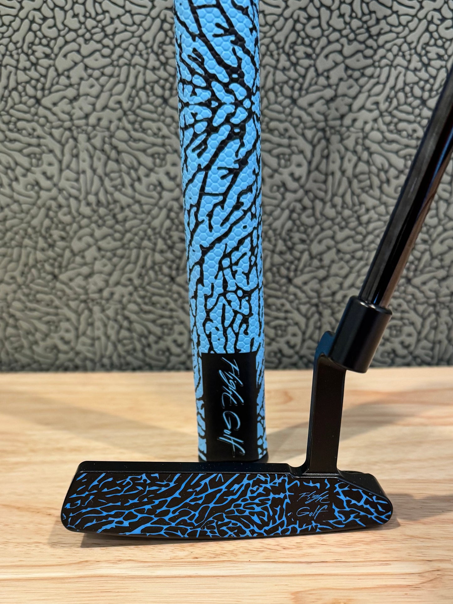 Air Jordan Blade Putter Elephant Print by Flight Golf Custom Unc Blue Edition