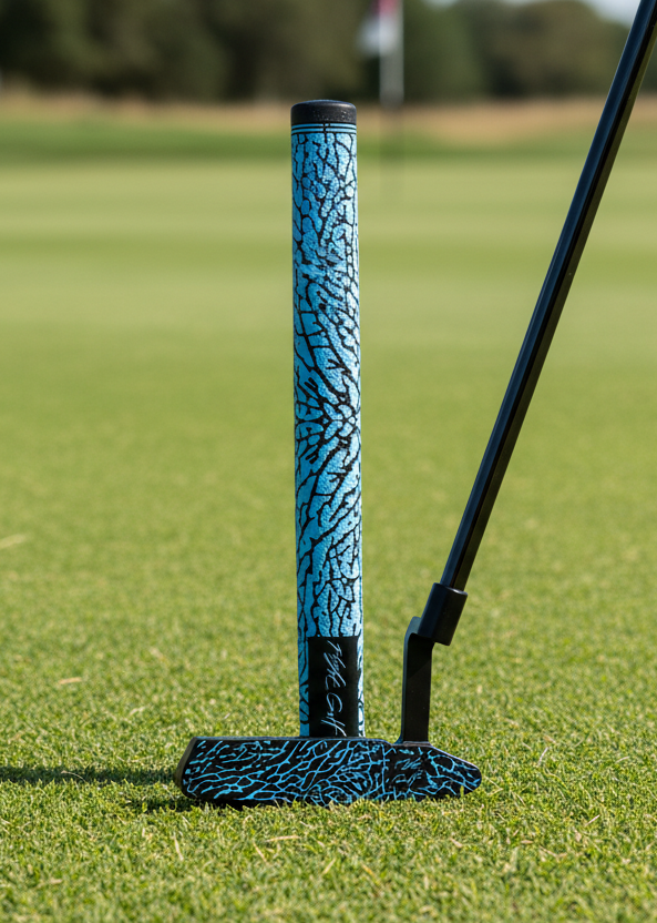Air Jordan Blade Putter Elephant Print by Flight Golf Custom Unc Blue Edition