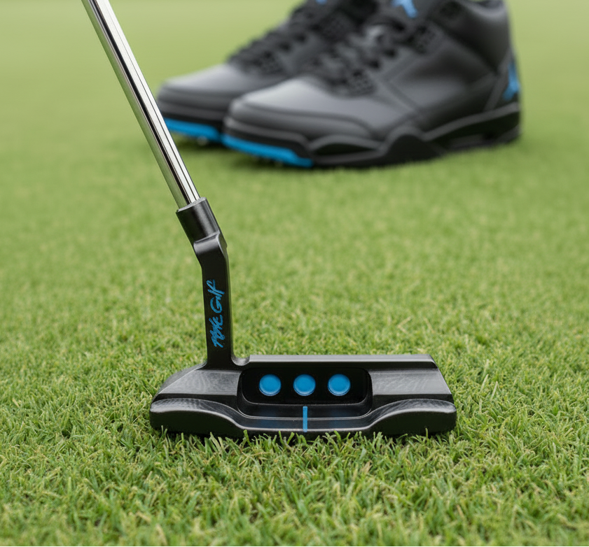 Air Jordan Blade Putter Elephant Print by Flight Golf Custom Unc Blue Edition