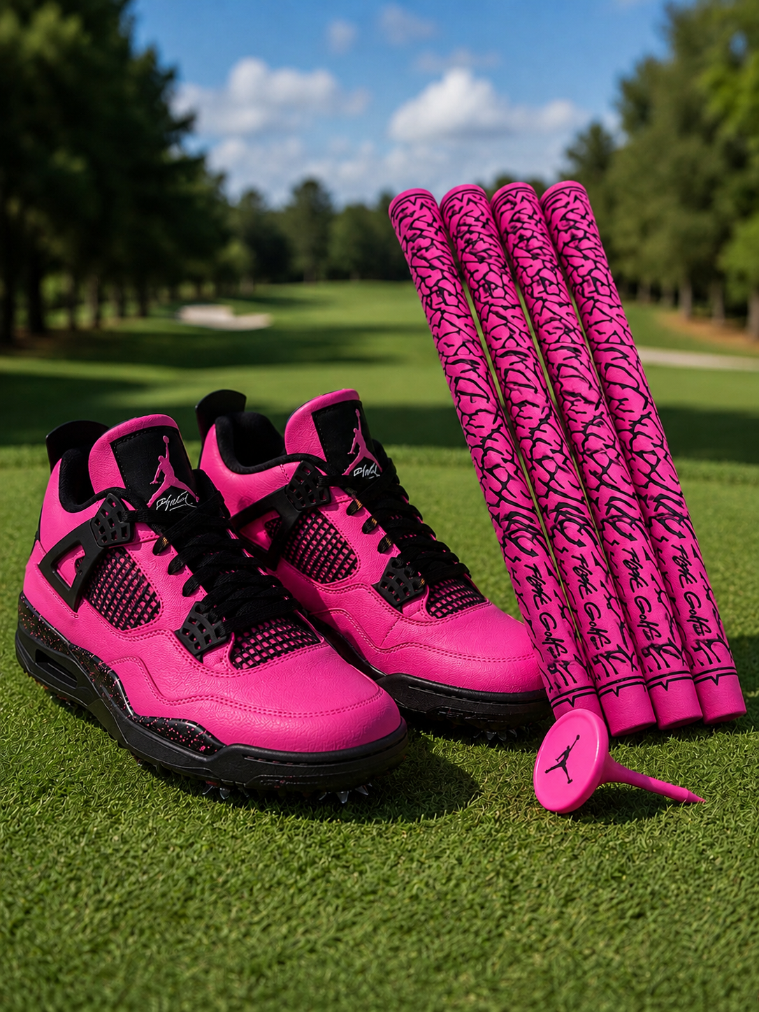 Air Jordan inspired Golf Grips Elephant Print Soft Rubber Tour Velvet MID SIZE by Flight Golf