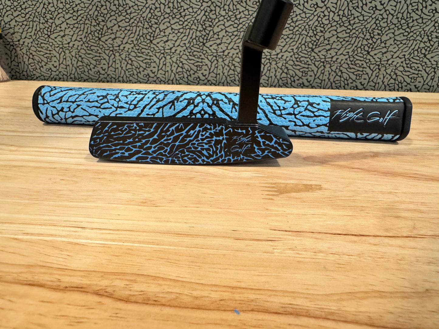 Air Jordan Blade Putter Elephant Print by Flight Golf Custom Unc Blue Edition