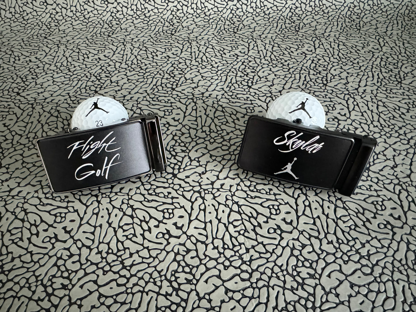 Air Jordan Elephant Print Adjustable belt by Flight Golf