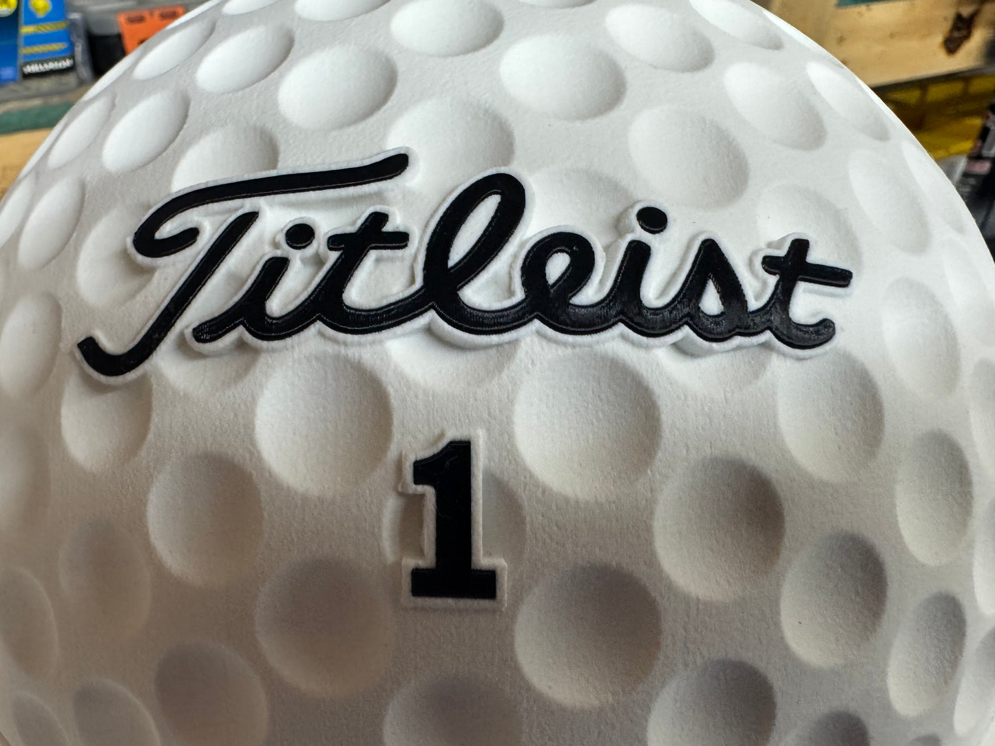 Golf Ball Trash Can Titleist