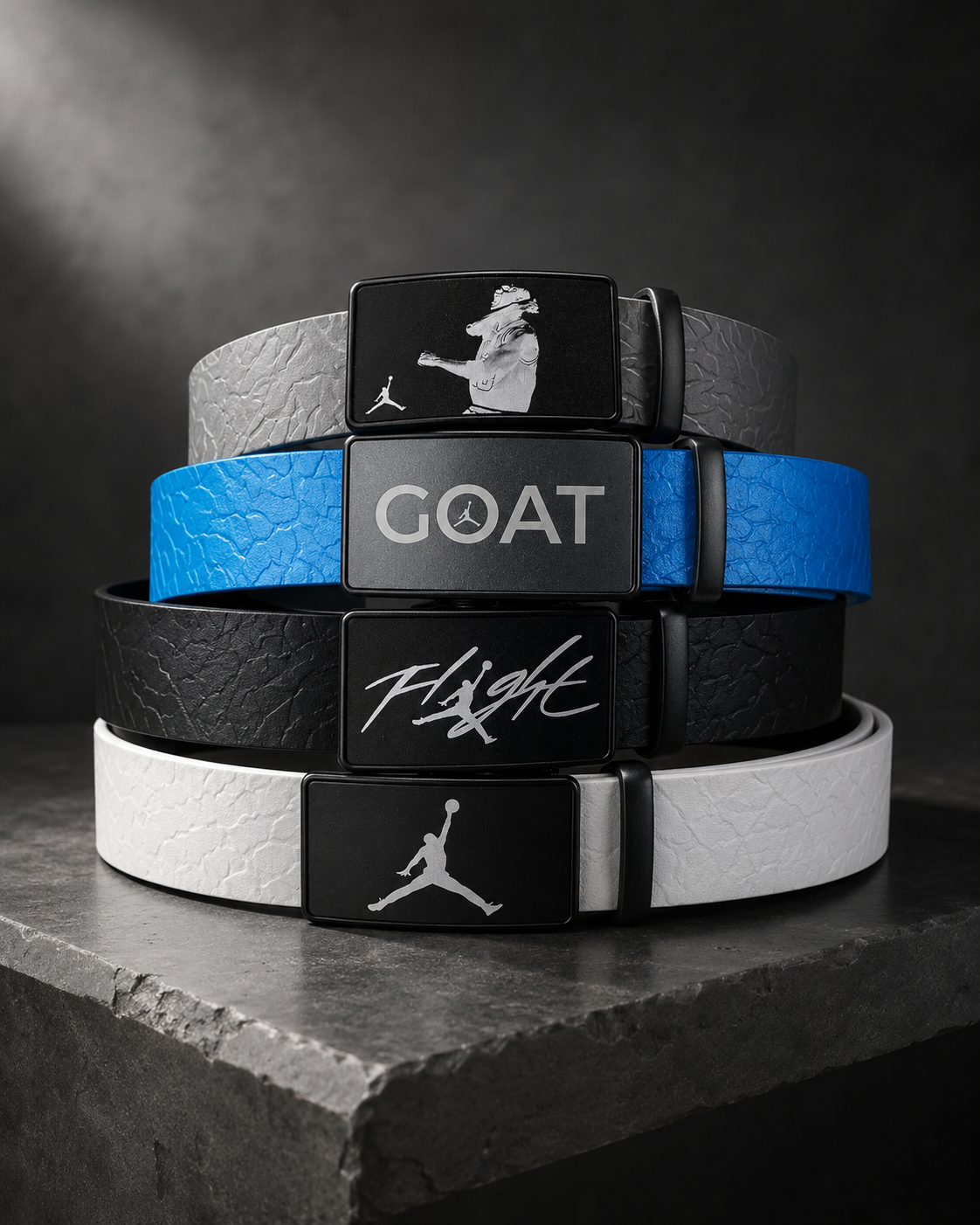Air Jordan Textured Elephant Print Adjustable belt
