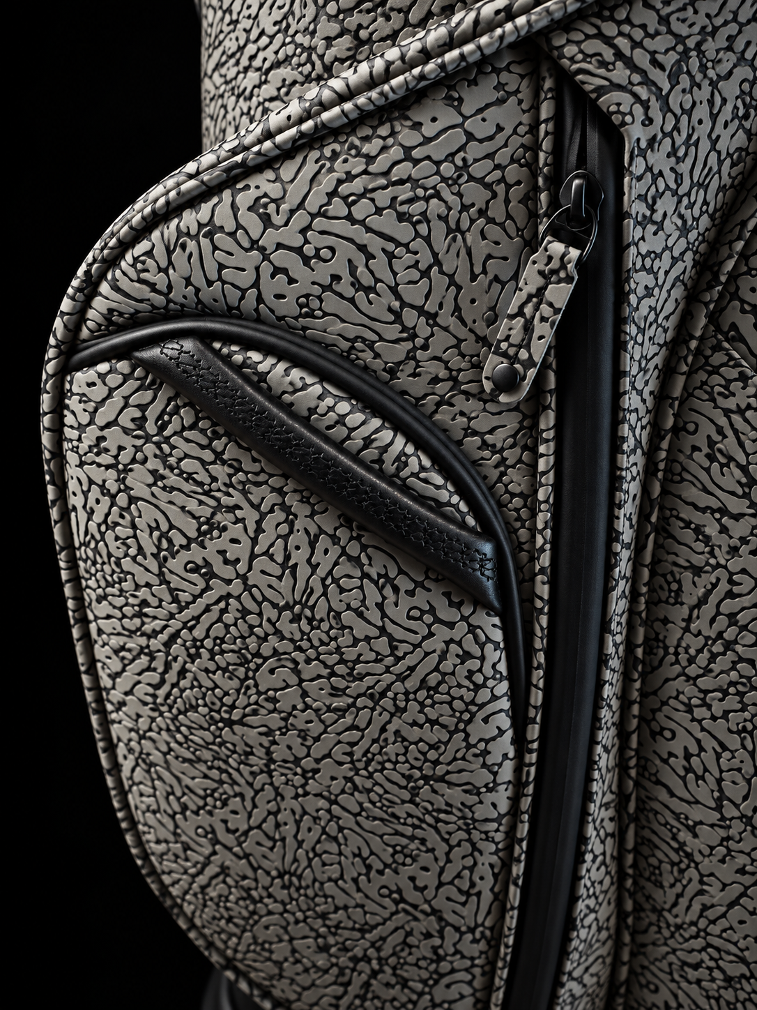 Air Jordan Elephant Print Stand Bag by Flight Golf (Vessel Style) Matching Head Covers