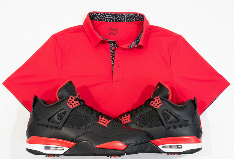 Air Jordan Elephant Print Golf Polo by Flight Golf (Fitted Fit)