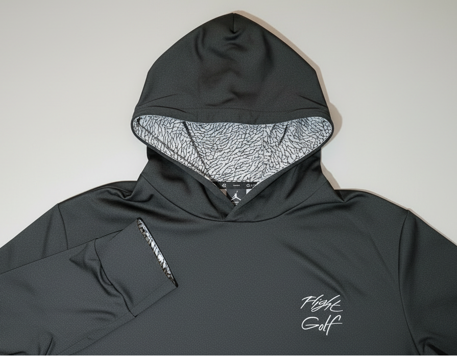 Air Jordan Elephant Print Golf Light Weight Hoodie by Flight Golf Athletic Fit (Athletic Fit)