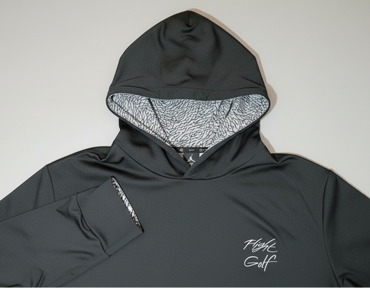 Air Jordan Elephant Print Golf Light Weight Hoodie by Flight Golf Athletic Fit