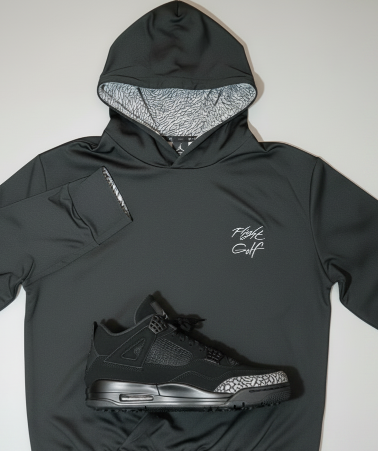 Air Jordan Elephant Print Golf Light Weight Hoodie by Flight Golf Athletic Fit (Athletic Fit)